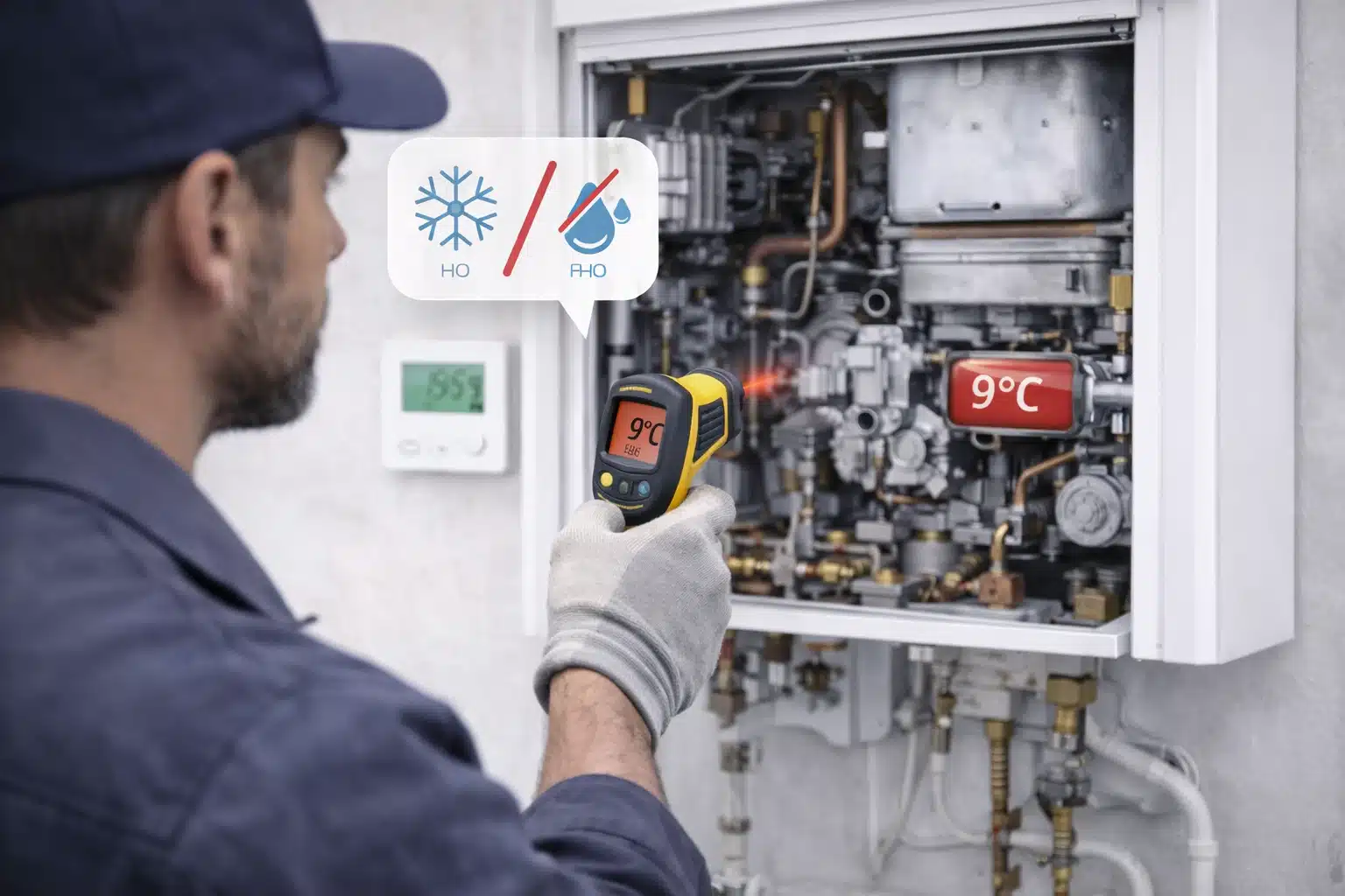 Installateur Notdienst Reparatur bei Heizungs-Ausfall